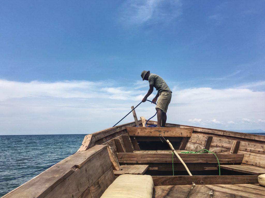 Wood boat