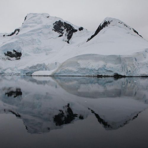 A view of the Antarctic landscape.