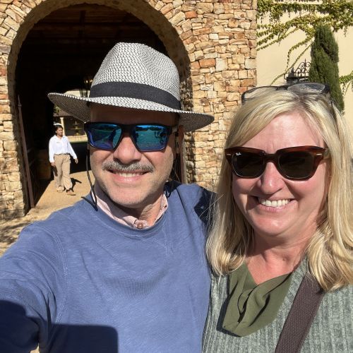 Two tourists in South Africa