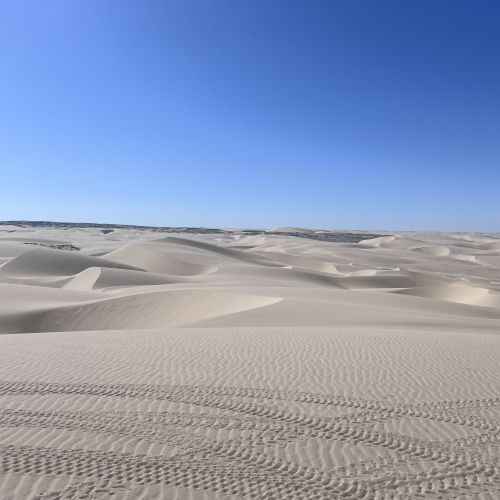 Sand dunes in Namibia
