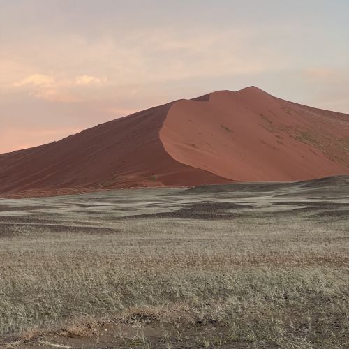 A large sand dune