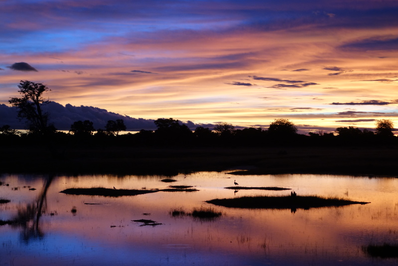 Kota Tabuchi - A Sunset in Botswana