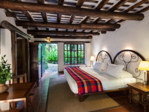 A room at the Inkaterra Machu Picchu Hotel