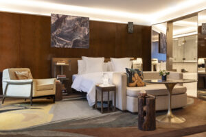 A deluxe room at the Rosewood Sao Paulo