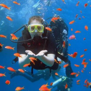 Amanda scuba diving