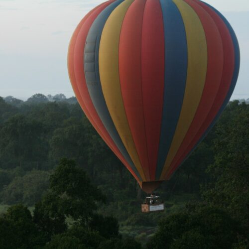 Hot air ballooning in Kenya