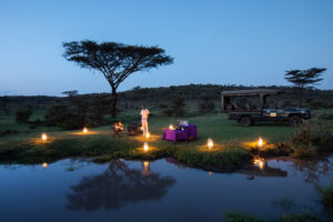 Sundowners on Safari in Kenya