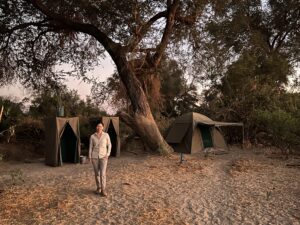 Tenting in Ruaha National Park.