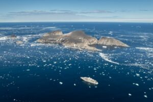 Lady Franklin Island in the Canadian Arctic.