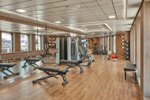 Fitness Center on the Silver Endeavor