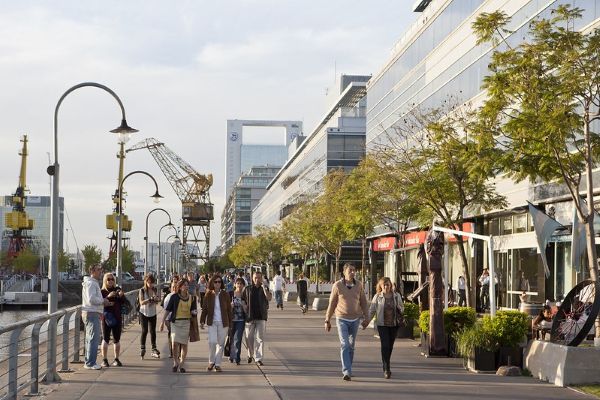 Puerto Madero in Buenos Aires, Argentina