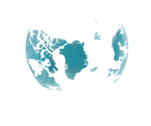 The shape of the Arctic region.