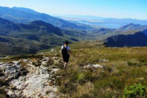 Hiking at La Residence in Franschhoek, South Africa.