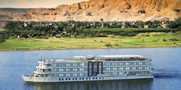 A boat on the Nile River