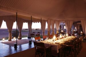 Dining at San Camp