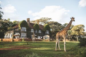 Exterior view of Giraffe Manor
