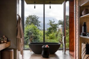 Tub with a view