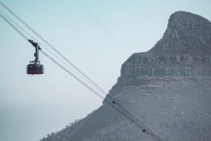 Cable car in Cape Town