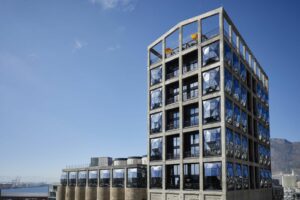 Exterior view of The Silo Hotel in Cape Town