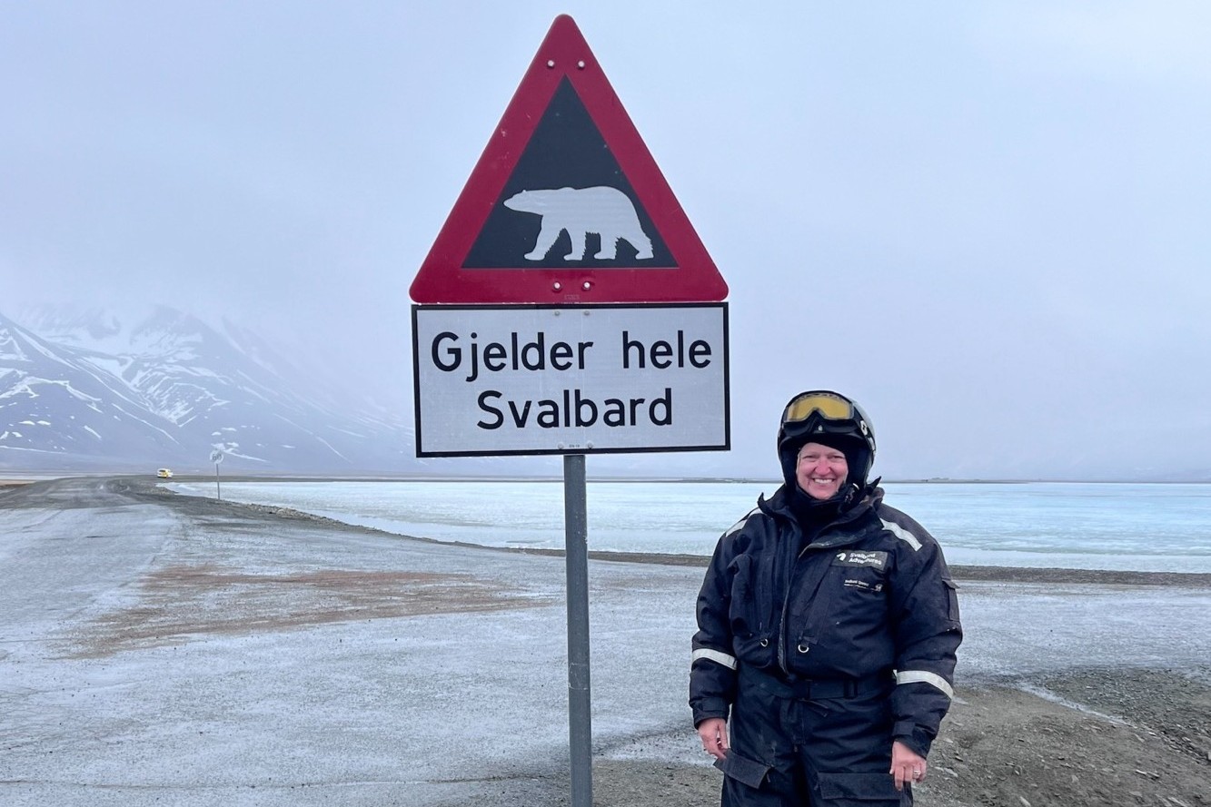 Joleen in Svalbard