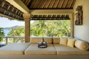 Suite terrace at Amankila.
