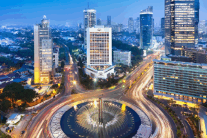 Exterior view of the Mandarin Oriental Jakarta.