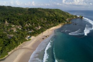 Arial view of Nihi Sumba