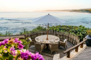 Outdoor dining at Nihi Sumba