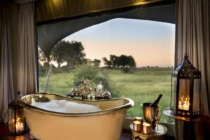 Bathroom at Duba Plains.