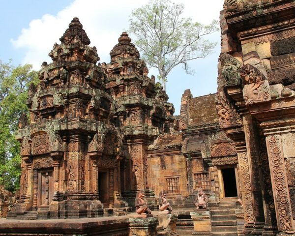 Banteay Srei in Cambodia.