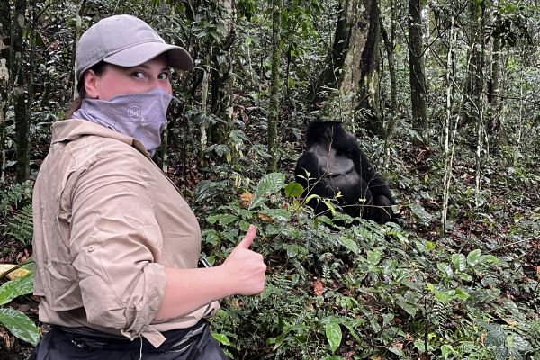 Elle Gorilla Trekking