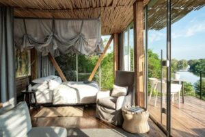 Bedroom at Singita Lebombo