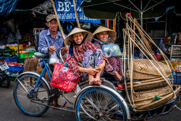 The Hue Central Market in hue, Vietnam