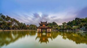 A pagoda in Vietnam.