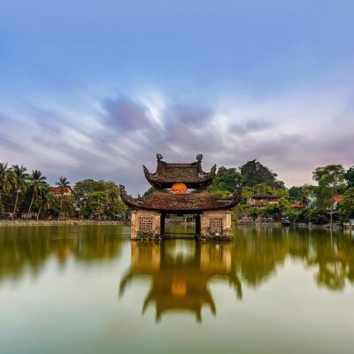 A pagoda in Vietnam.