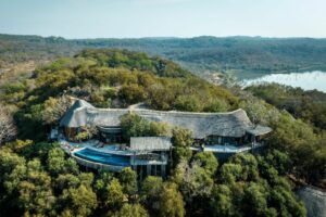 Arial view of Singita Pamushana.