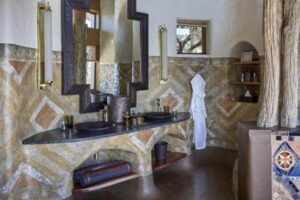 Bathroom at Singita Pamushana.