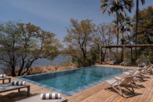 Pool at Victoria Falls River Lodge