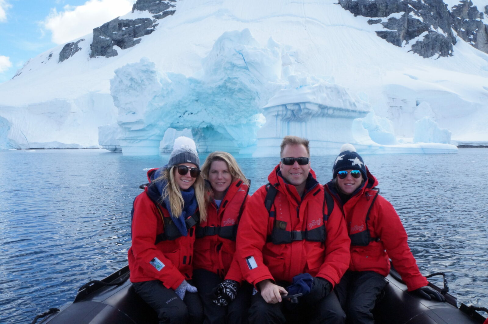 A family in Antarctica