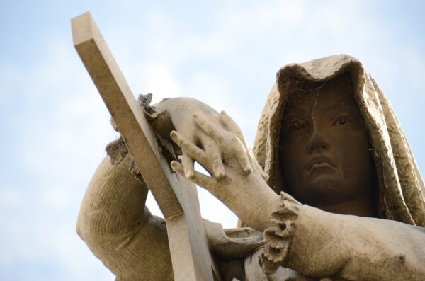 A statue at Buenos Aires' Recoleta cemetary