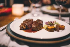 A meal at Awasi Patagonia Lodge in Torres del Paine, Chile.