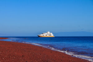 The Elite, a yacht in the Galapagos Islands.