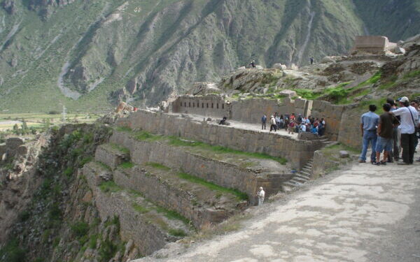 Ollantaytambo, a charming village located at the western end of the Sacred Valley in Peru.